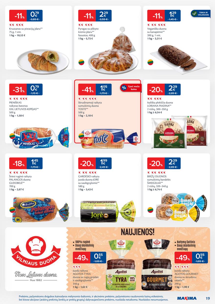Maxima leidinys akcijos nuo 
  2025-11-18 iki 
  2025-11-24 | Leidinukas.lt puslapis 19