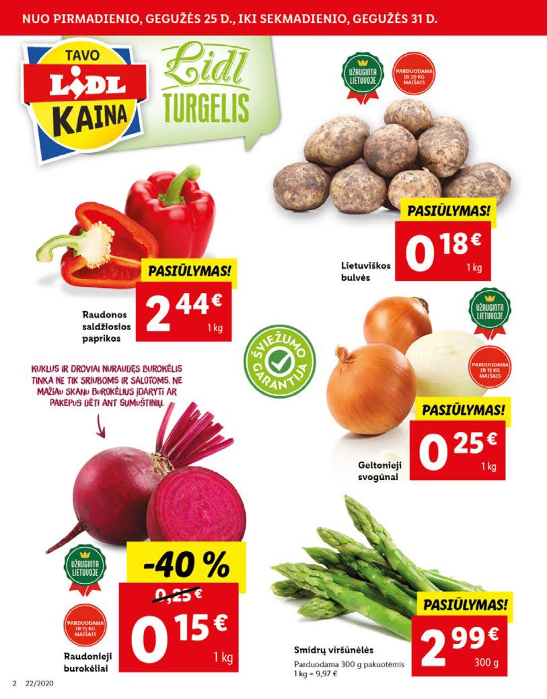 Lidl savaitinis leidinys akcijos nuo 
  2020-05-25 iki 
  2020-05-31 | Leidinukas.lt puslapis 2