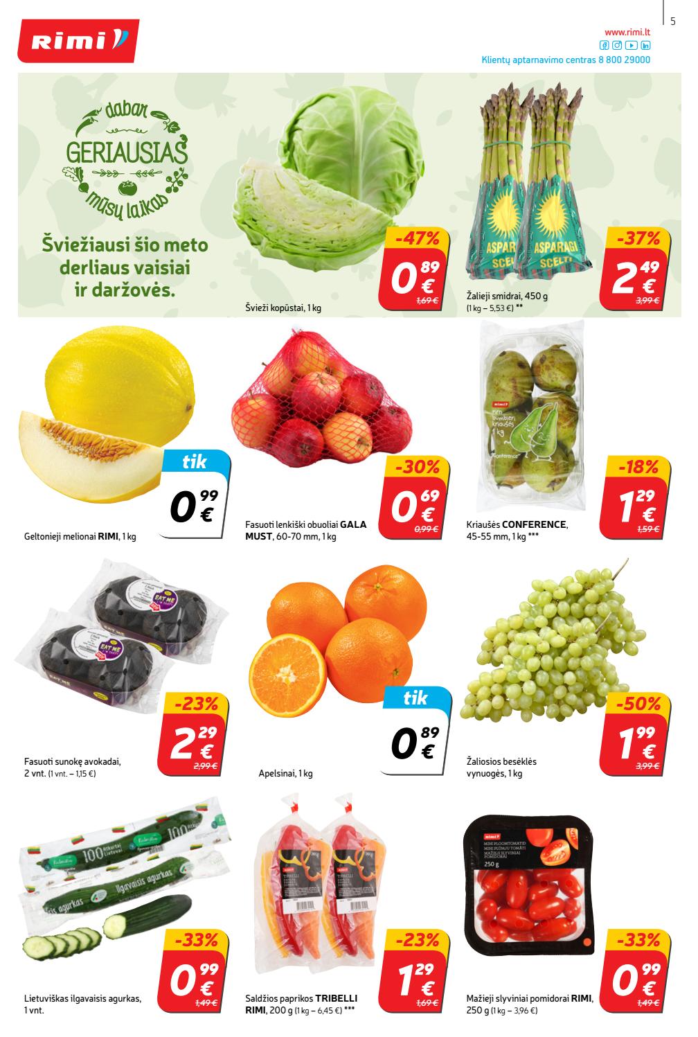 Rimi savaitinis leidinys akcijos nuo 
  2020-04-14 iki 
  2020-04-20 | Leidinukas.lt puslapis 5