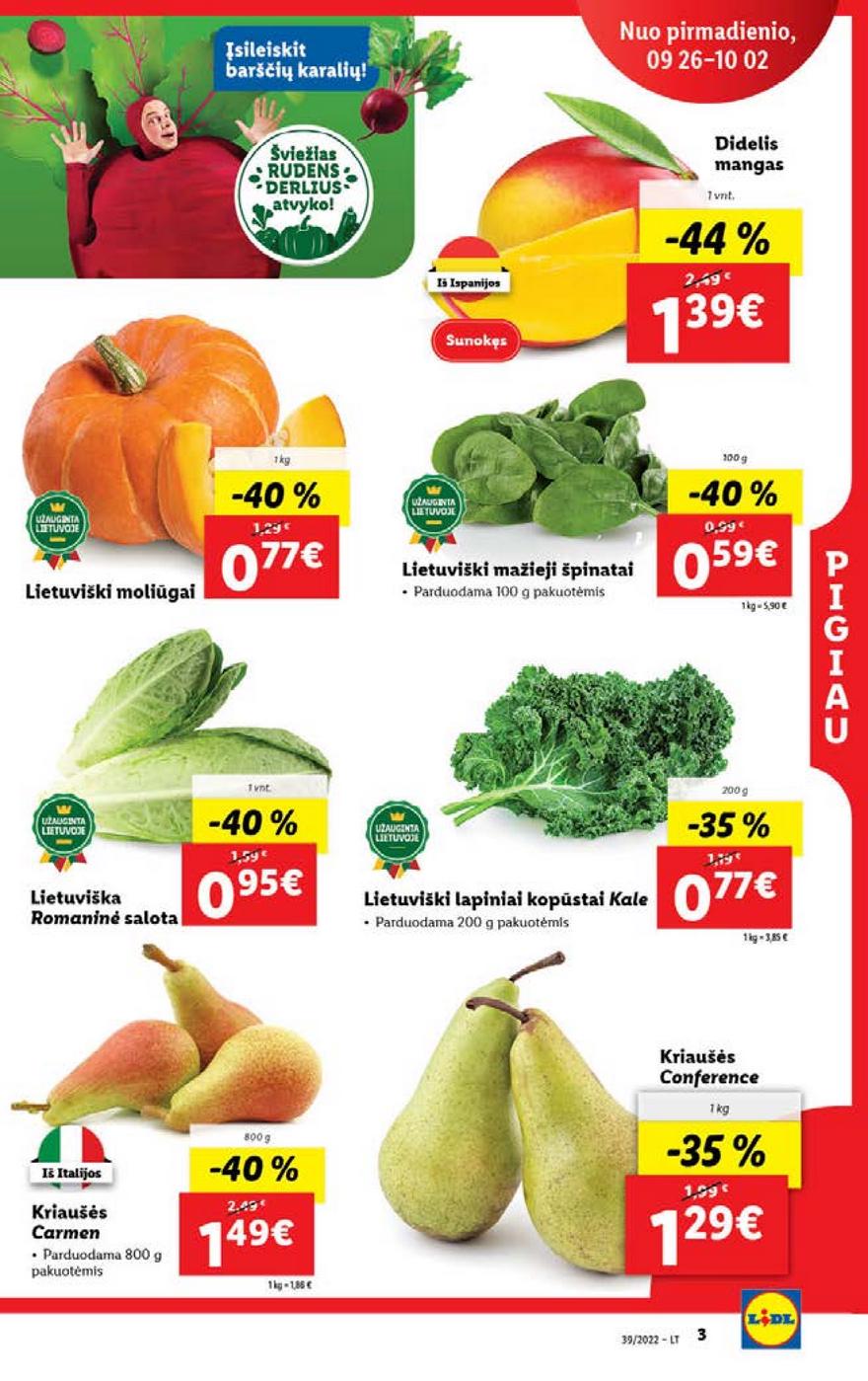 Lidl maisto prekių pasiūlymai akcijos nuo 
  2022-09-26 iki 
  2022-10-02 | Leidinukas.lt puslapis 3