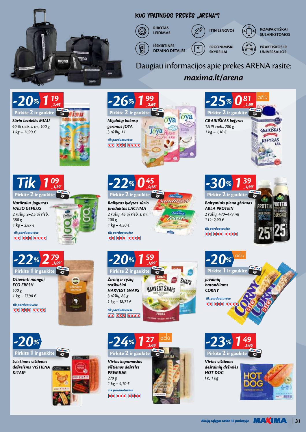 Maxima kaininis leidinys akcijos nuo 
  2020-06-30 iki 
  2020-07-06 | Leidinukas.lt puslapis 31