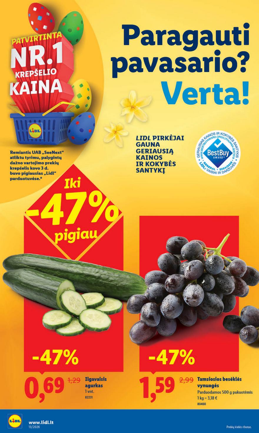 Lidl leidinys naujas akcijos nuo 
  2026-03-23 iki 
  2026-03-29 | Leidinukas.lt puslapis 30