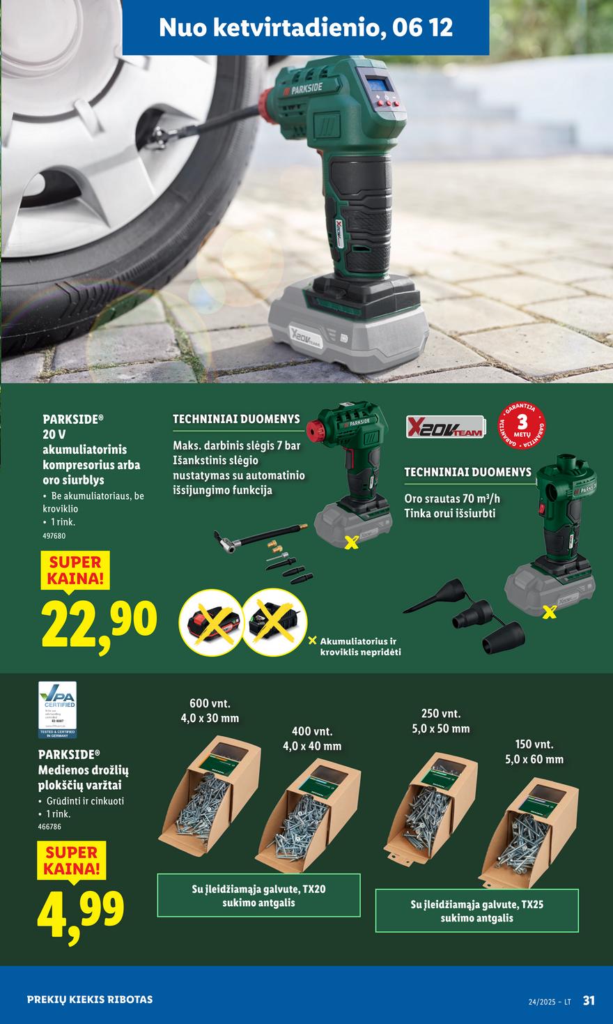 Lidl ne maisto leidinys akcijos nuo 
  2025-06-09 iki 
  2025-06-15 | Leidinukas.lt puslapis 31