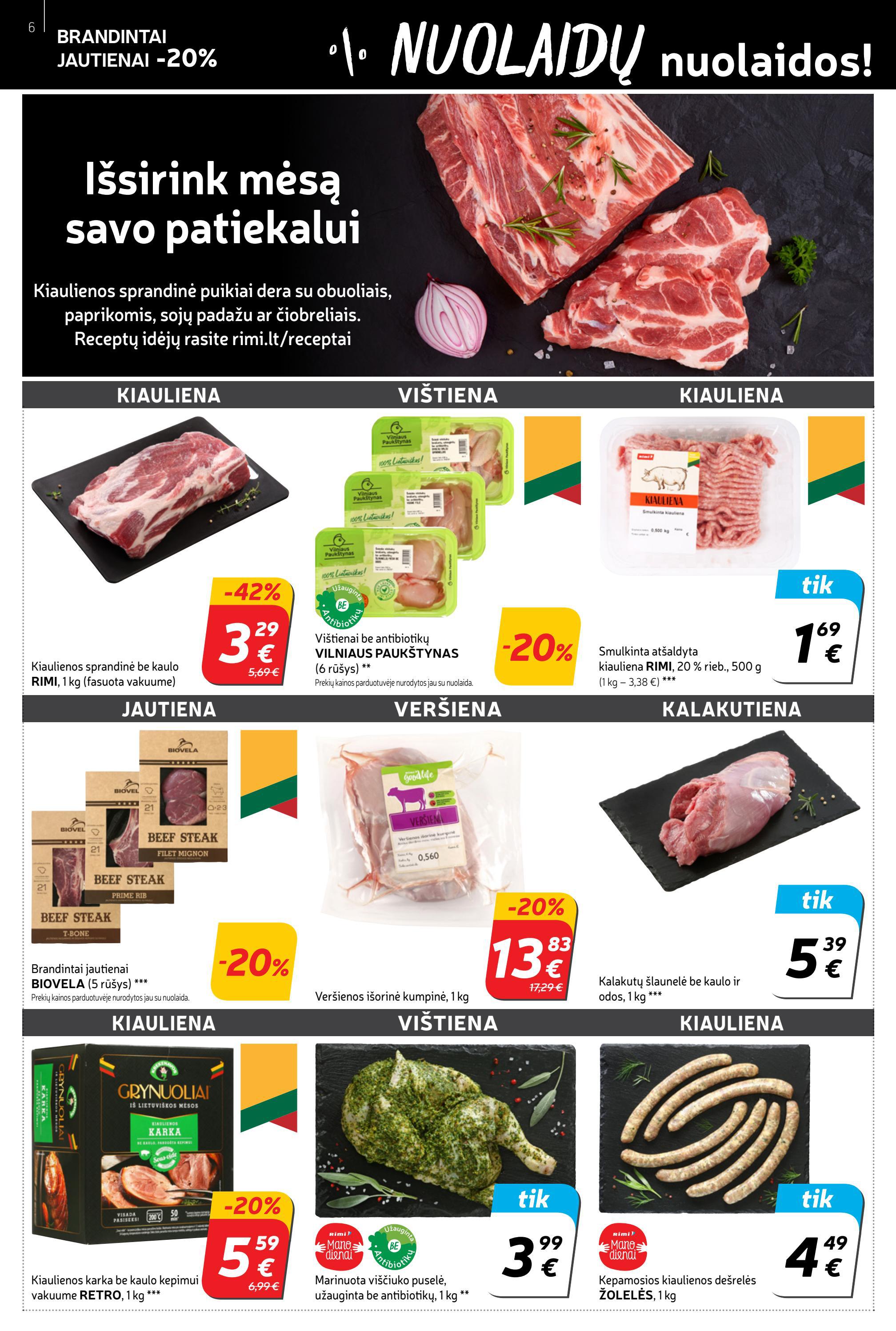 Rimi savaitinis leidinys akcijos nuo 
  2022-03-15 iki 
  2022-03-21 | Leidinukas.lt puslapis 6