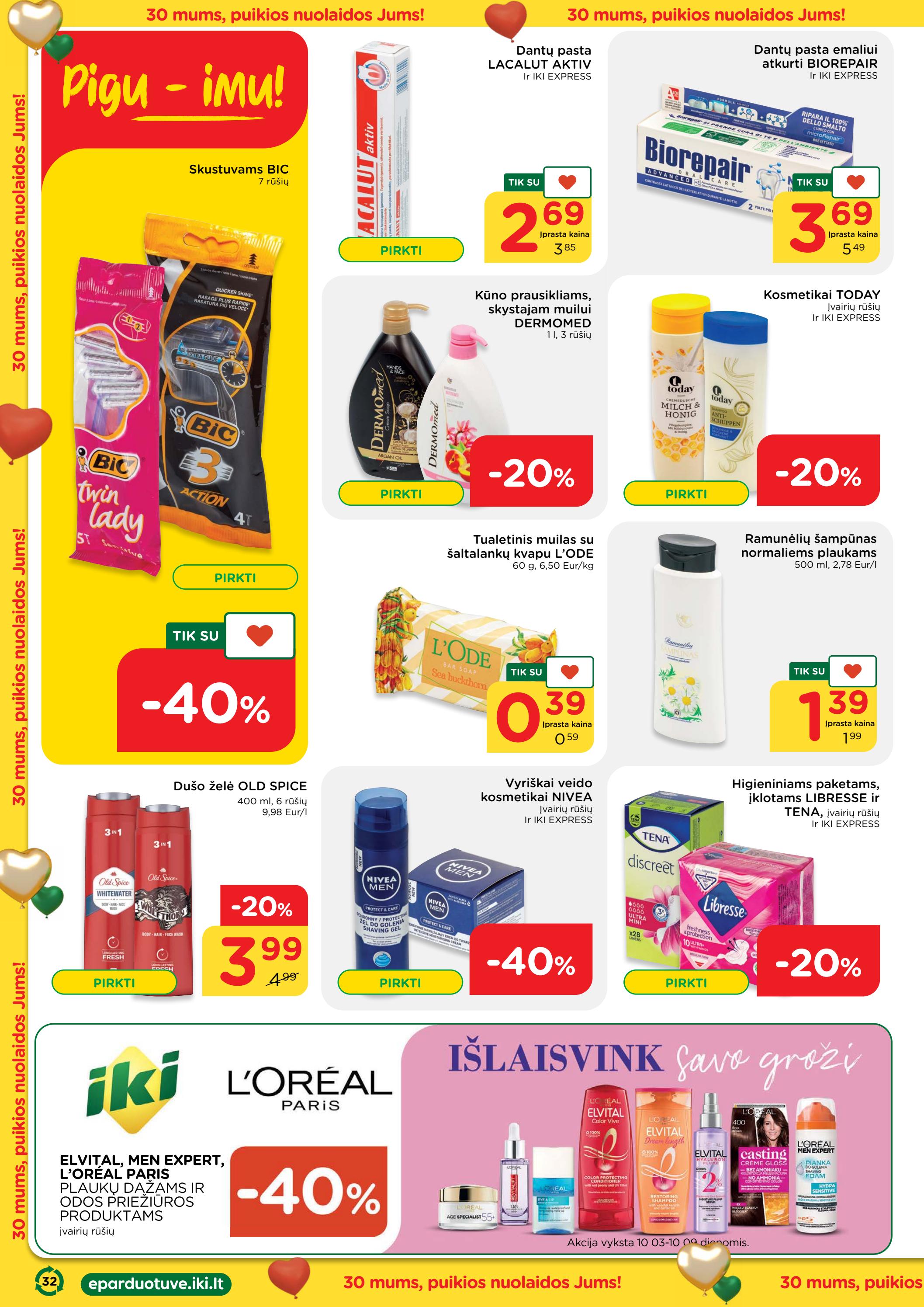 Iki savaitės leidinys akcijos nuo 
  2022-10-03 iki 
  2022-10-09 | Leidinukas.lt puslapis 32