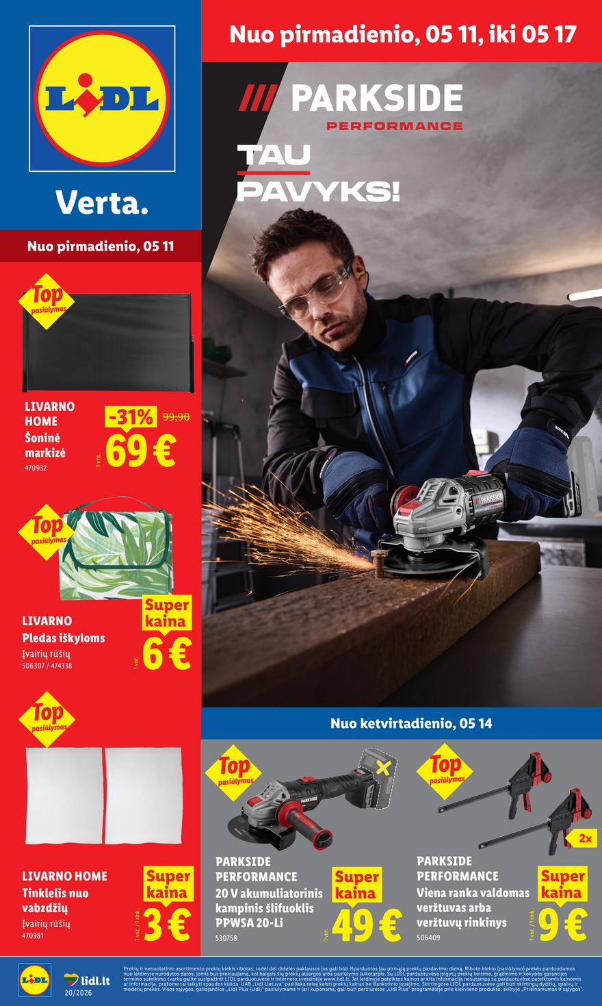 Lidl leidinys akcijos nuo 
  2026-05-11 iki 
  2026-05-17 | Leidinukas.lt puslapis 1