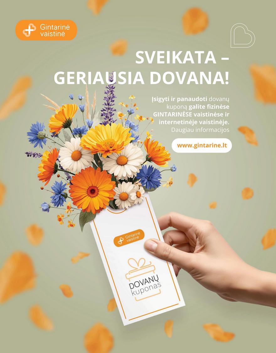 Gintarinės vaistinės leidinys akcijos nuo 
  2026-05-01 iki 
  2026-05-31 | Leidinukas.lt puslapis 27