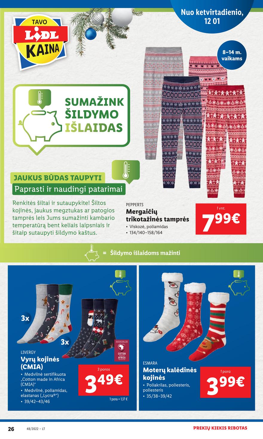 Lidl pasiūlymai akcijos nuo 
  2022-11-28 iki 
  2022-12-04 | Leidinukas.lt puslapis 26