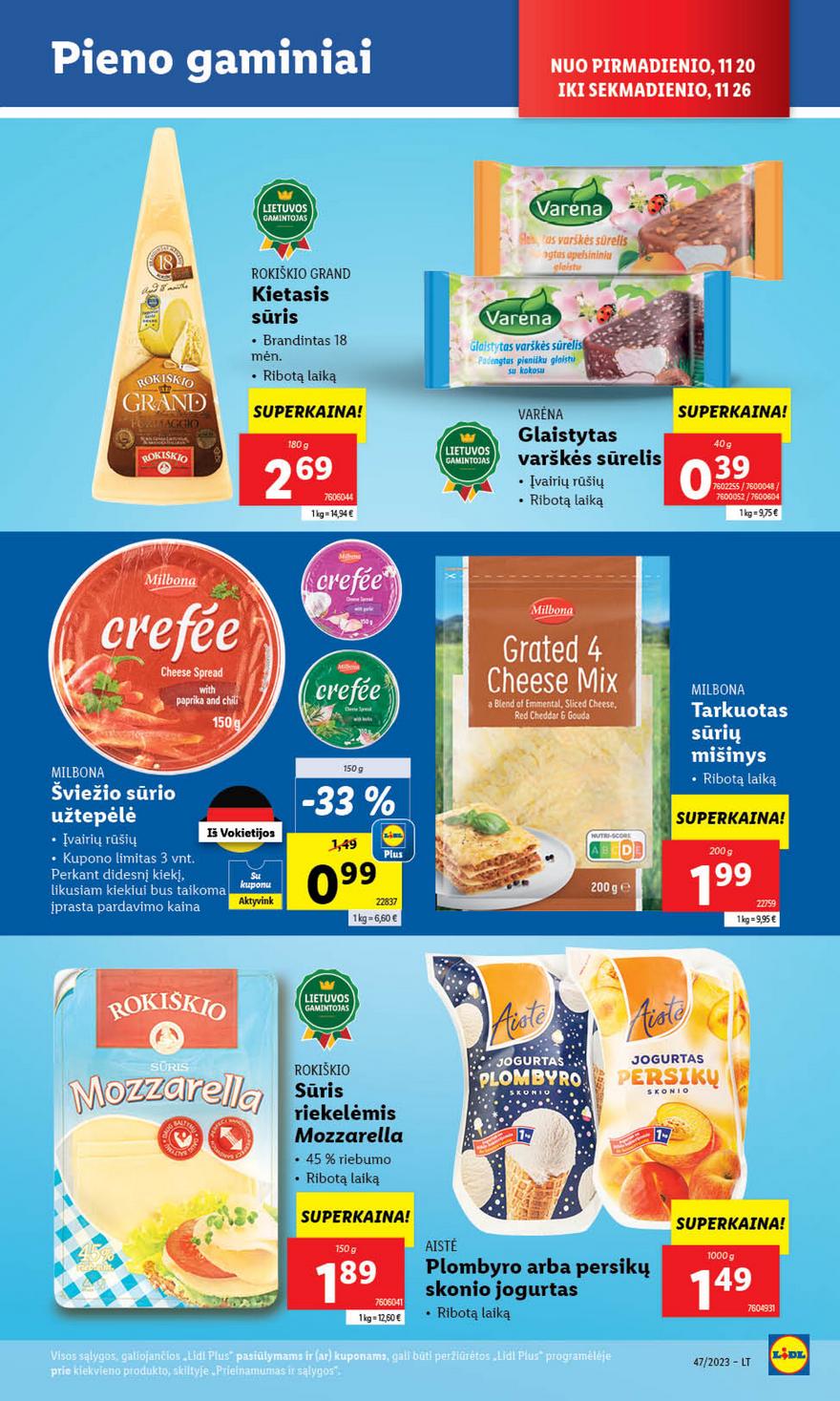 Lidl pasiūlymai akcijos nuo 
  2023-11-20 iki 
  2023-11-26 | Leidinukas.lt puslapis 16