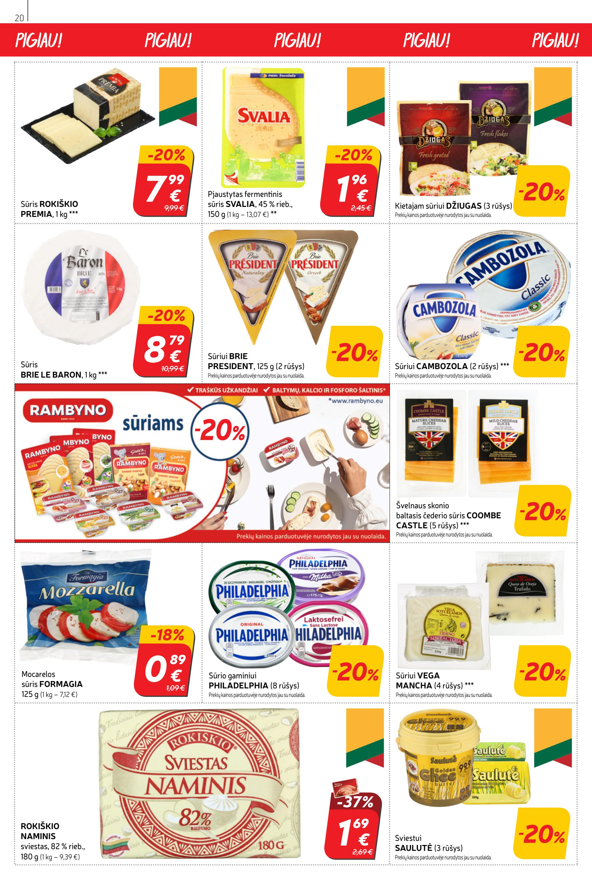 Rimi savaitinis leidinys akcijos nuo 
  2022-09-06 iki 
  2022-09-12 | Leidinukas.lt puslapis 20