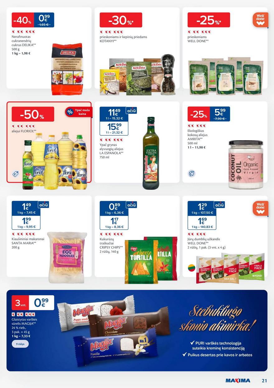 Maxima kaininis leidinys akcijos nuo 
  2024-02-27 iki 
  2024-03-04 | Leidinukas.lt puslapis 21