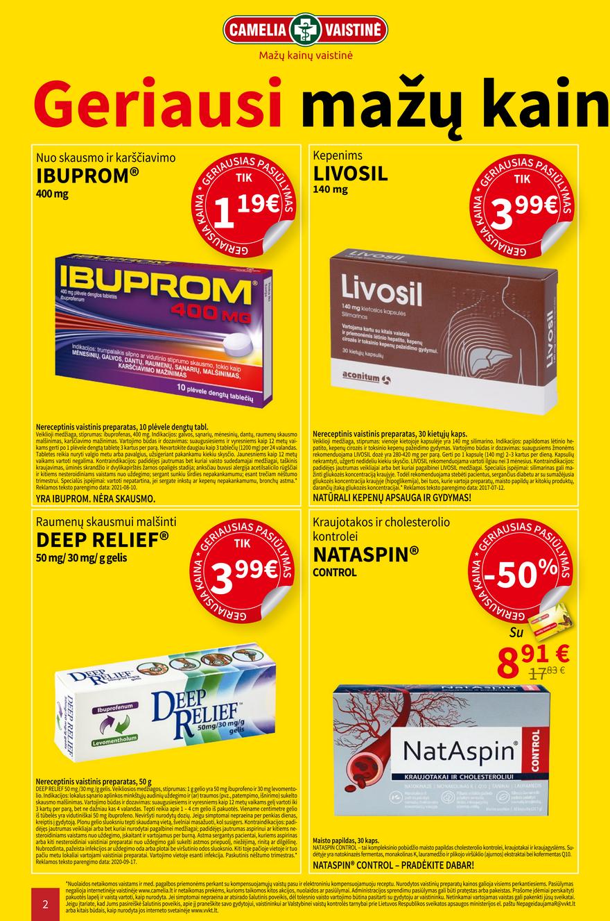 Camelia gegužės leidinys akcijos nuo 
  2022-05-01 iki 
  2022-05-31 | Leidinukas.lt puslapis 2