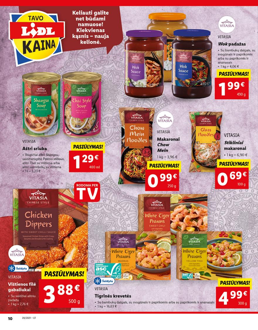 Lidl maisto prekių pasiūlymai akcijos nuo 
  2021-05-17 iki 
  2021-05-23 | Leidinukas.lt puslapis 10