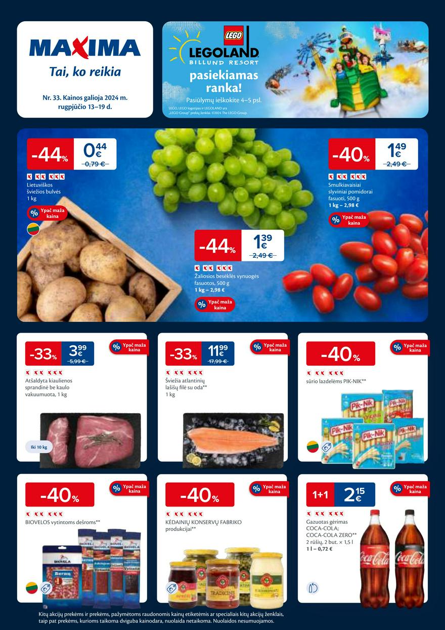 Maxima leidinys akcijos nuo 
  2024-08-13 iki 
  2024-08-19 | Leidinukas.lt puslapis 1
