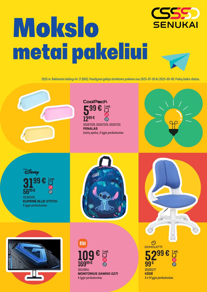 Senukai leidinys akcijos nuo 
  2025-07-30 iki 
  2025-08-08 | Leidinukas.lt puslapis 1