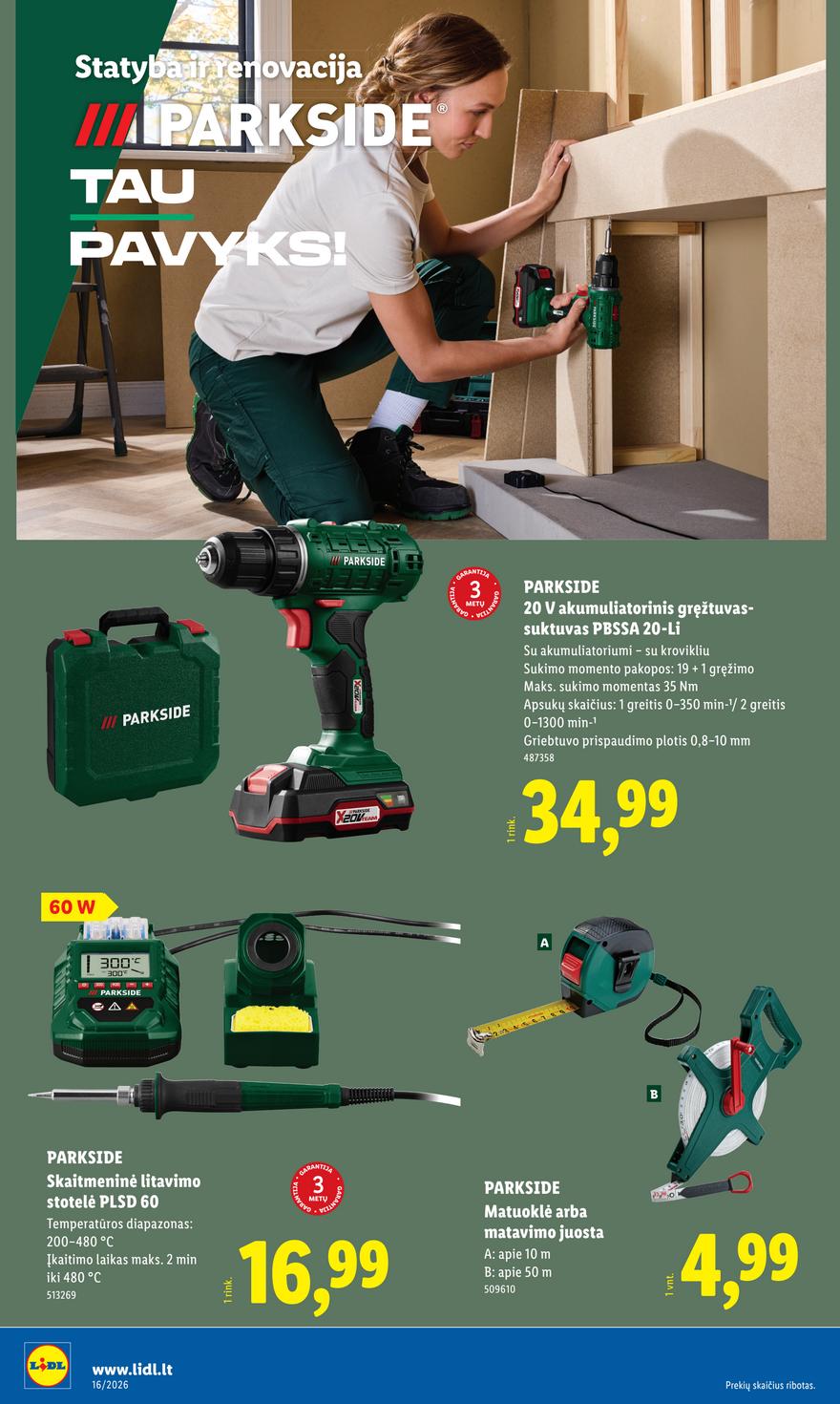 Lidl leidinys akcijos nuo 
  2026-04-13 iki 
  2026-04-19 | Leidinukas.lt puslapis 16