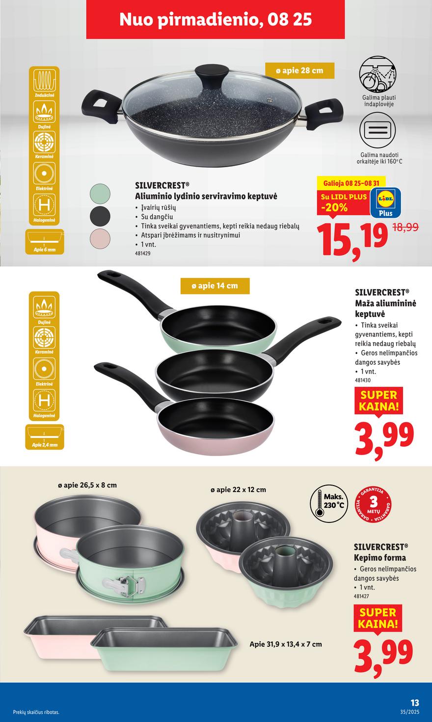 Lidl ne maisto leidinys akcijos nuo 
  2025-08-25 iki 
  2025-08-31 | Leidinukas.lt puslapis 13