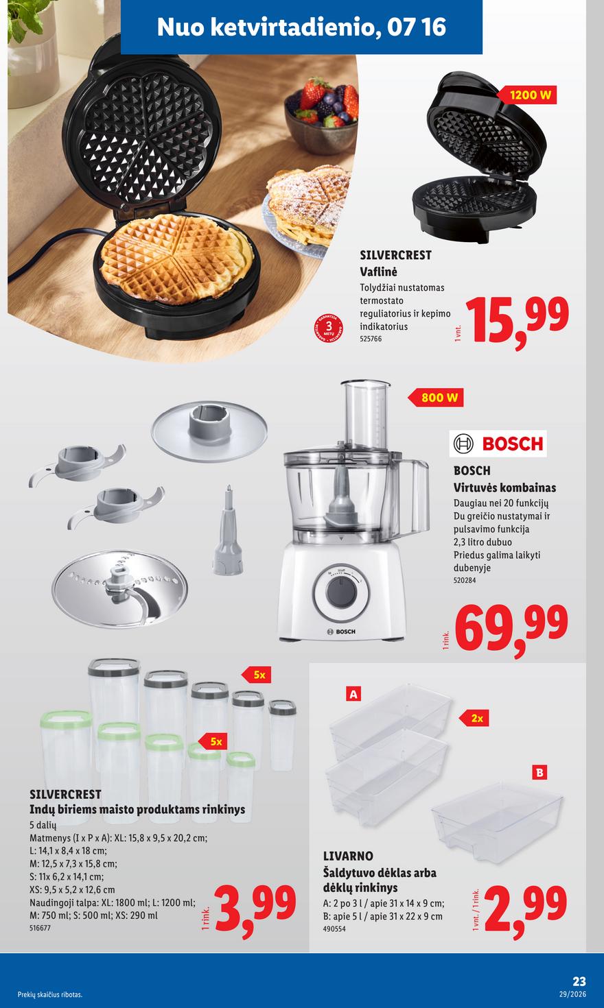 Lidl leidinys akcijos nuo 
  2026-07-13 iki 
  2026-07-19 | Leidinukas.lt puslapis 23