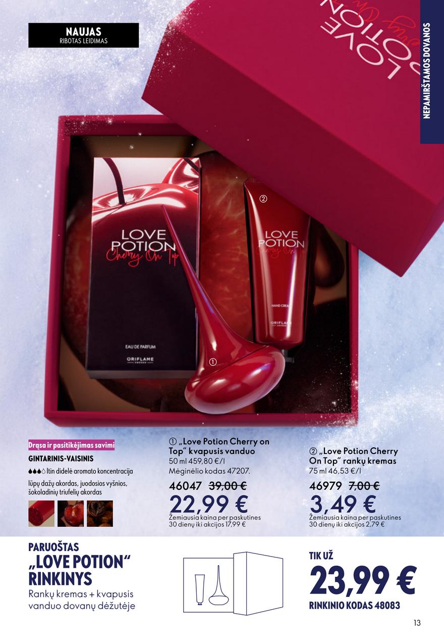 Oriflame katalogas akcijos nuo 
  2025-12-10 iki 
  2025-12-30 | Leidinukas.lt puslapis 13