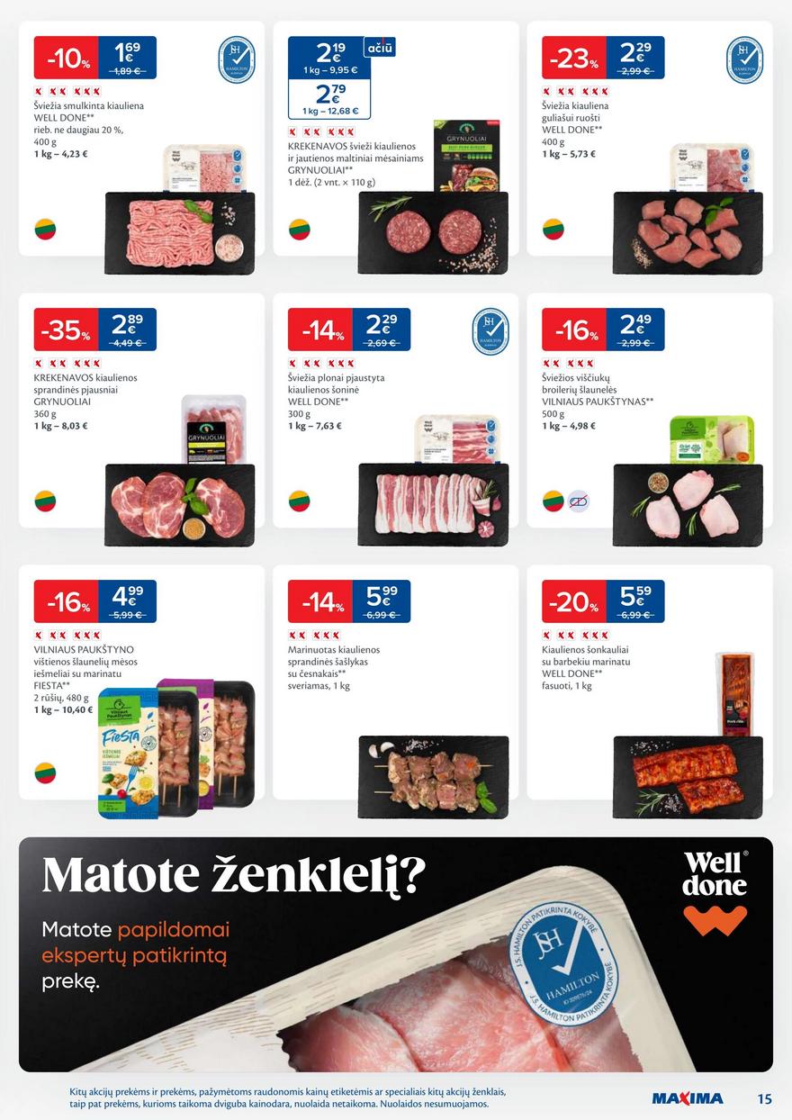 Maxima savaitinis leidinys 9 akcijos nuo 
  2025-02-25 iki 
  2025-03-03 | Leidinukas.lt puslapis 15