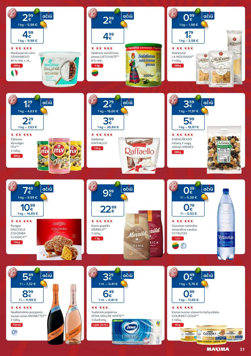 Maxima leidinys akcijos nuo 
  2024-03-19 iki 
  2024-03-25 | Leidinukas.lt puslapis 31
