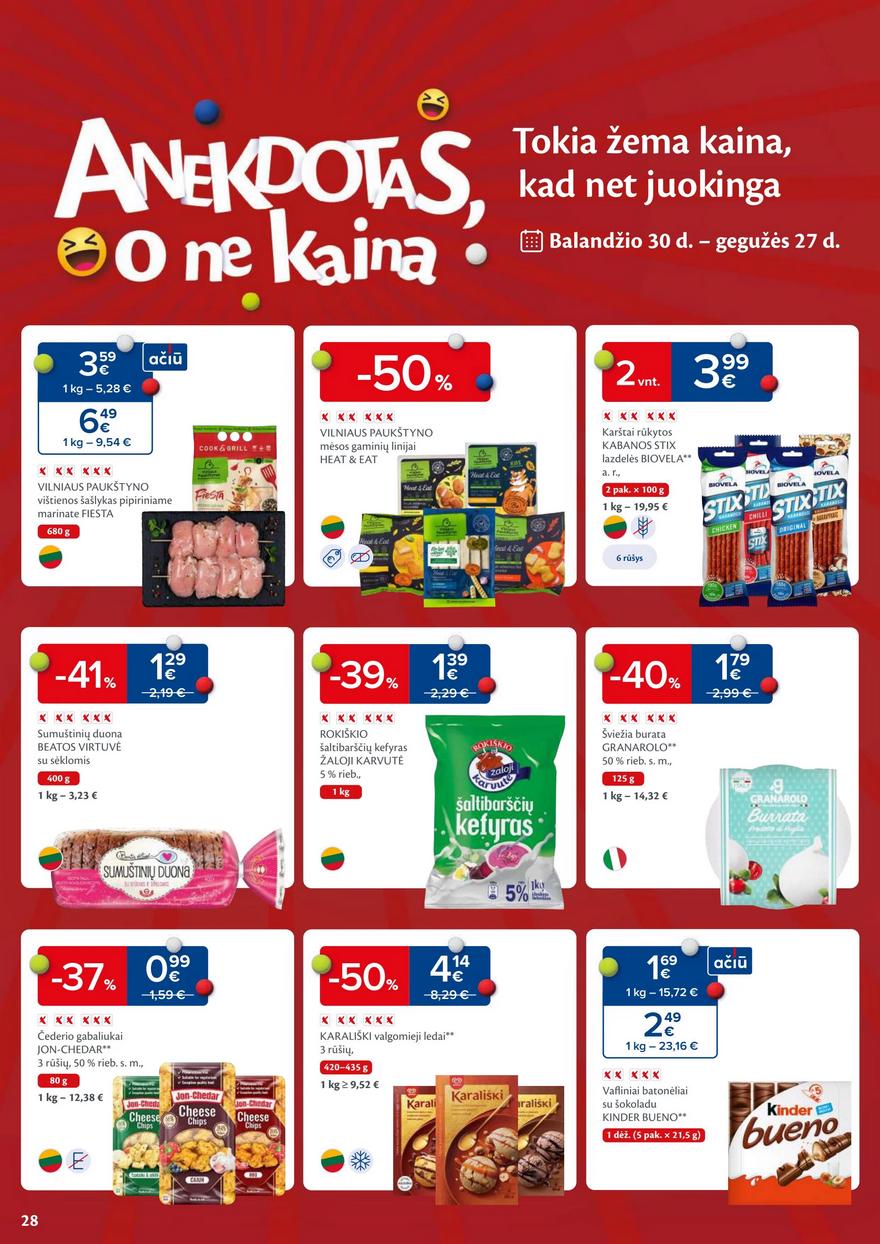 Maxima leidinys akcijos nuo 
  2024-05-14 iki 
  2024-05-20 | Leidinukas.lt puslapis 28