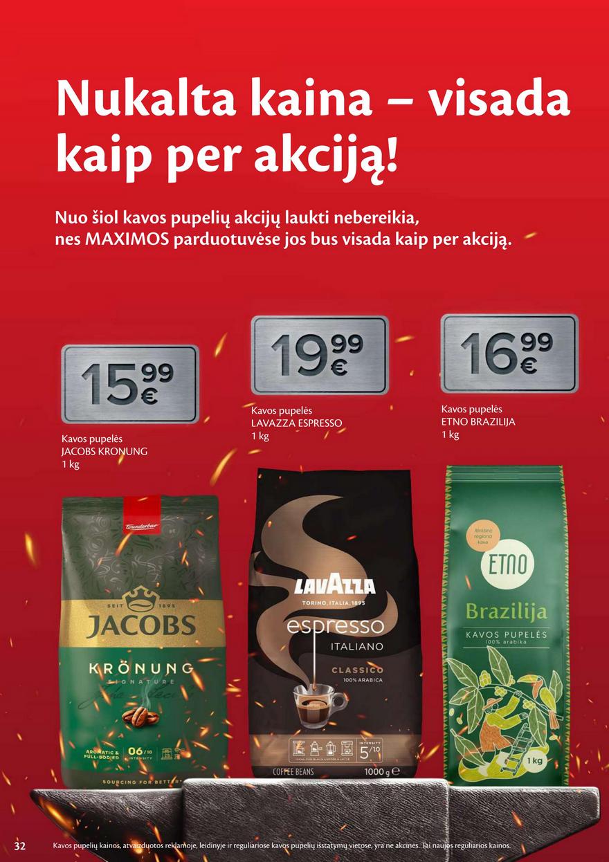 Maxima savaitinis leidinys 23 akcijos nuo 
  2025-06-03 iki 
  2025-06-09 | Leidinukas.lt puslapis 32