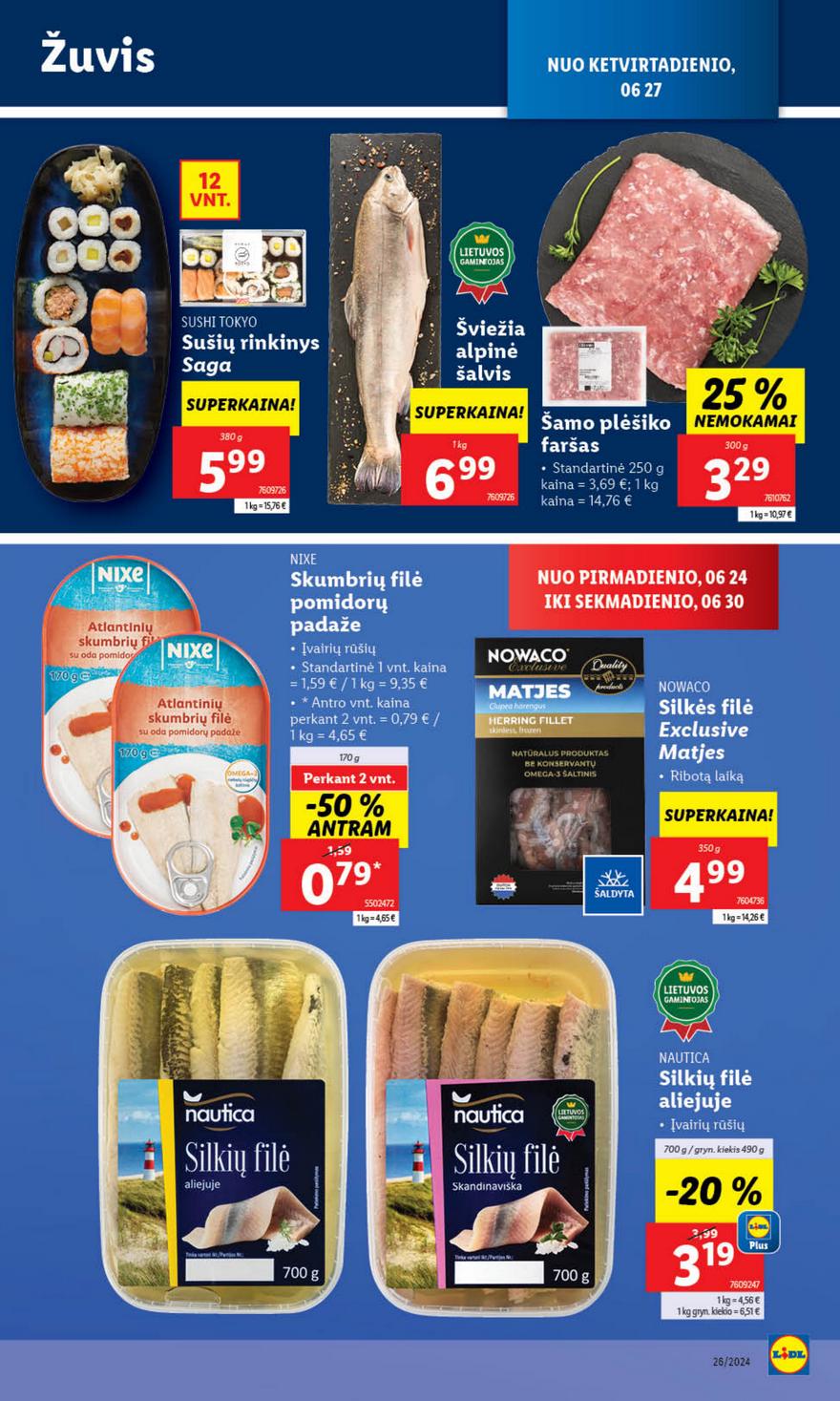 Lidl leidinys naujas akcijos nuo 
  2024-06-24 iki 
  2024-06-30 | Leidinukas.lt puslapis 29