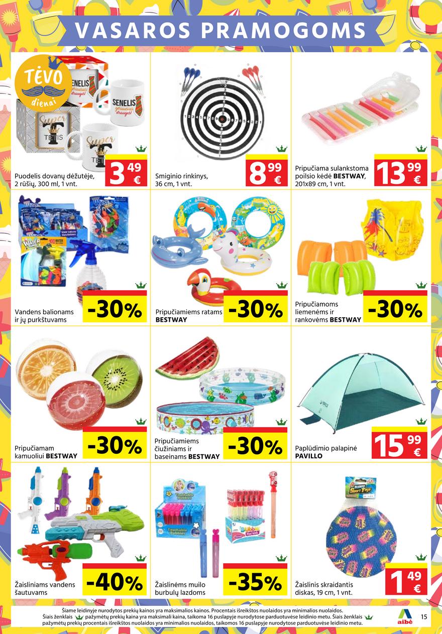 Aibė pasiūlymai akcijos nuo 
  2021-06-03 iki 
  2021-06-15 | Leidinukas.lt puslapis 15