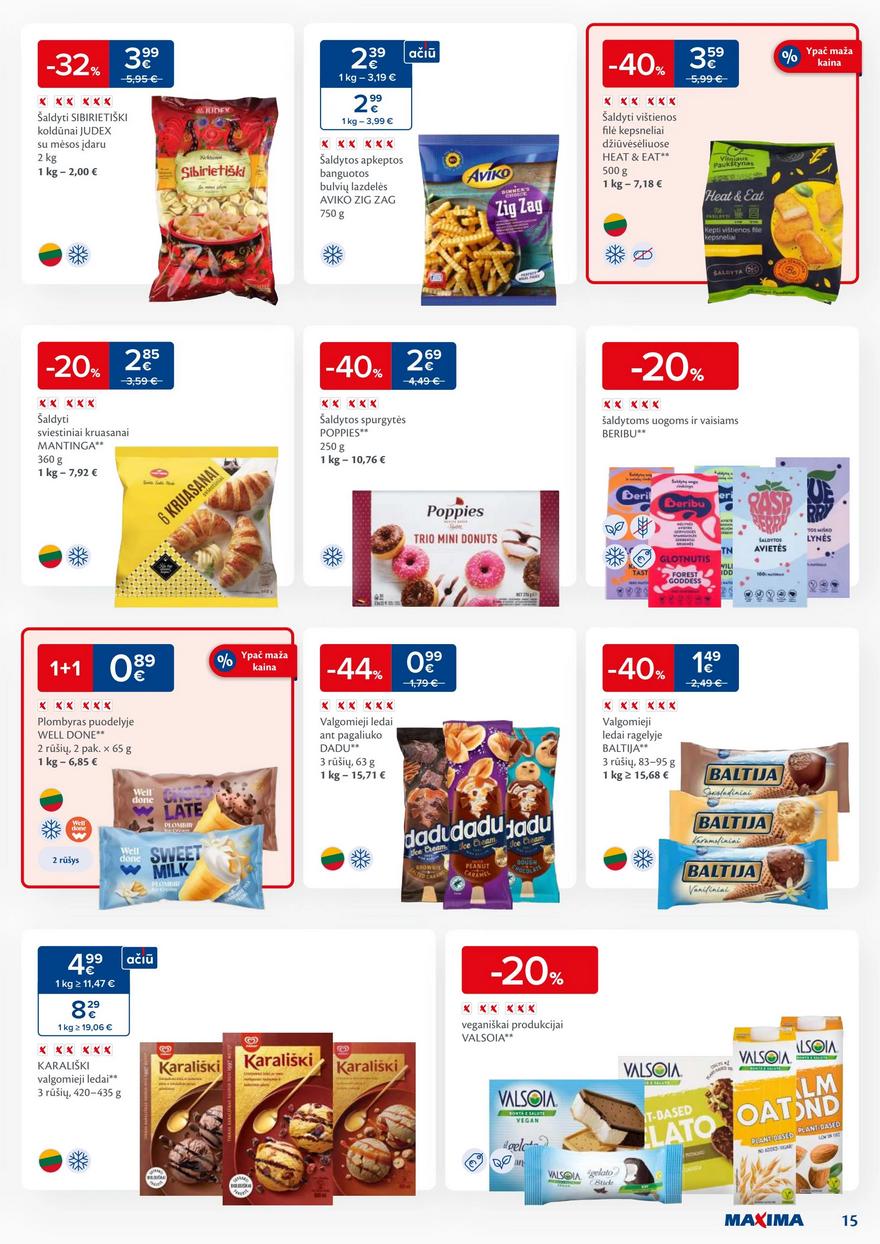 Maxima leidinys akcijos nuo 
  2024-01-23 iki 
  2024-01-29 | Leidinukas.lt puslapis 15