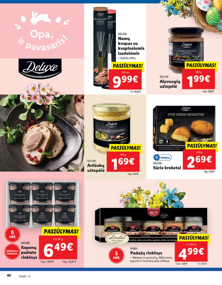 Lidl maisto prekių pasiūlymai akcijos nuo 
  2022-03-21 iki 
  2022-03-27 | Leidinukas.lt puslapis 42