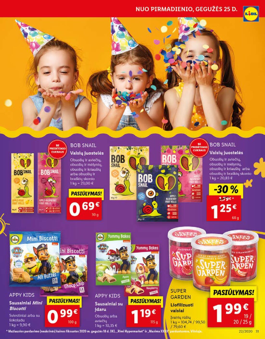 Lidl savaitinis leidinys akcijos nuo 
  2020-05-25 iki 
  2020-05-31 | Leidinukas.lt puslapis 31