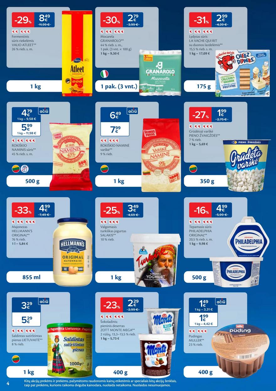 Maxima savaitinis leidinys akcijos nuo 
  2025-07-22 iki 
  2025-07-28 | Leidinukas.lt puslapis 4