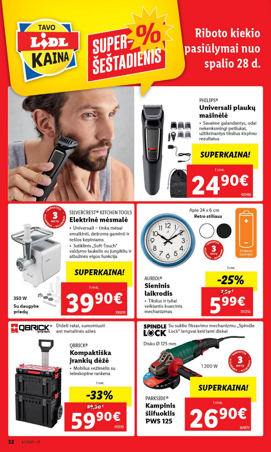 Ldil ne maisto leidinys akcijos nuo 
  2023-10-23 iki 
  2023-10-29 | Leidinukas.lt puslapis 32