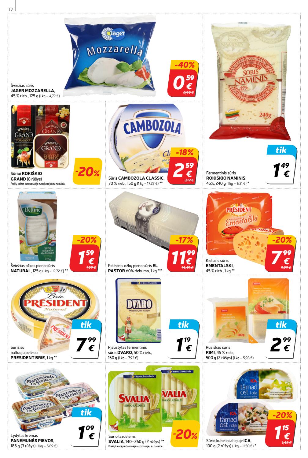 Rimi savaitinis leidinys akcijos nuo 
  2019-08-20 iki 
  2019-08-26 | Leidinukas.lt puslapis 12