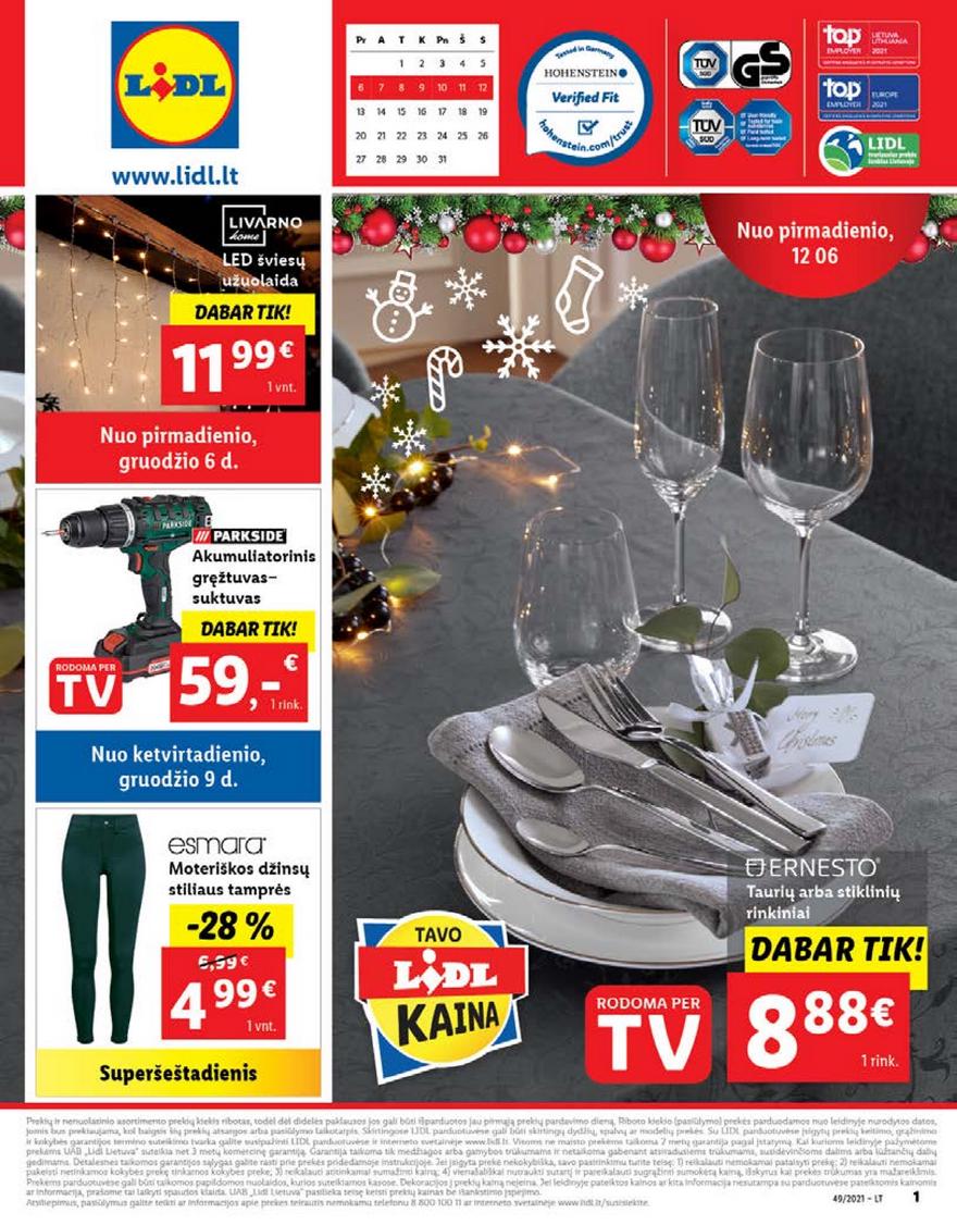 Ldil ne maisto leidinys akcijos nuo 
  2021-12-06 iki 
  2021-12-12 | Leidinukas.lt puslapis 1
