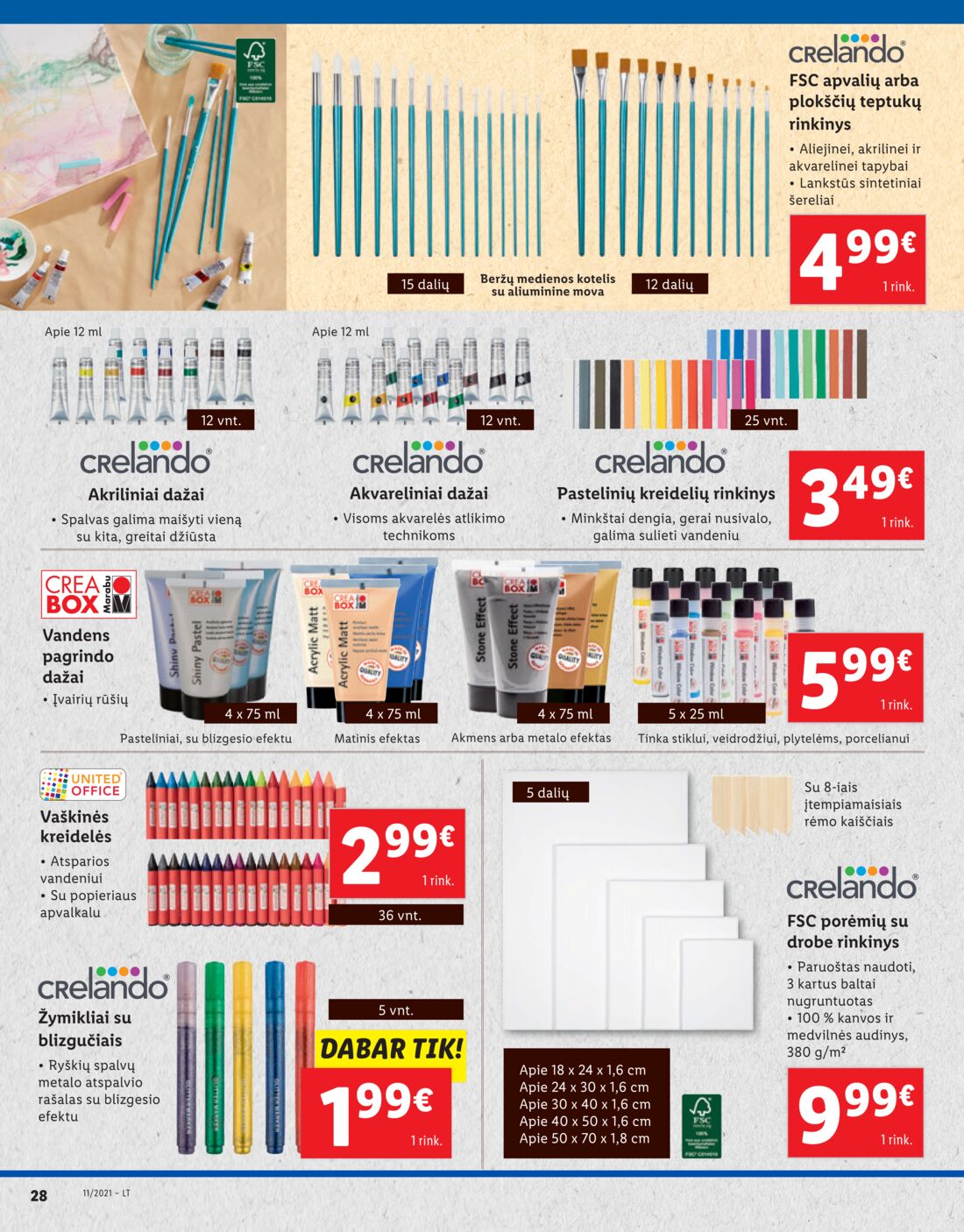 Lidl savaitinis leidinys akcijos nuo 
  2021-03-15 iki 
  2021-03-21 | Leidinukas.lt puslapis 28
