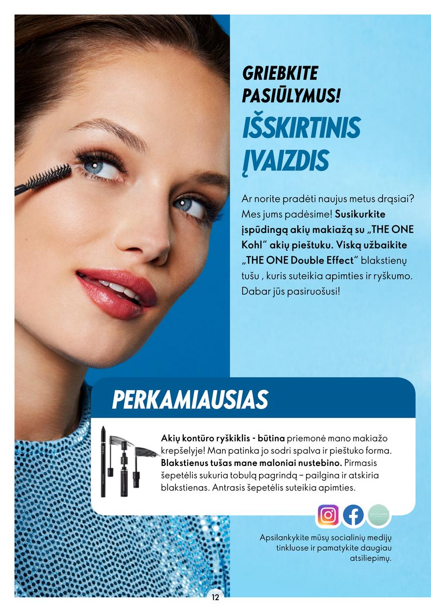Oriflame katalogas akcijos nuo 
  2022-12-21 iki 
  2023-01-10 | Leidinukas.lt puslapis 12