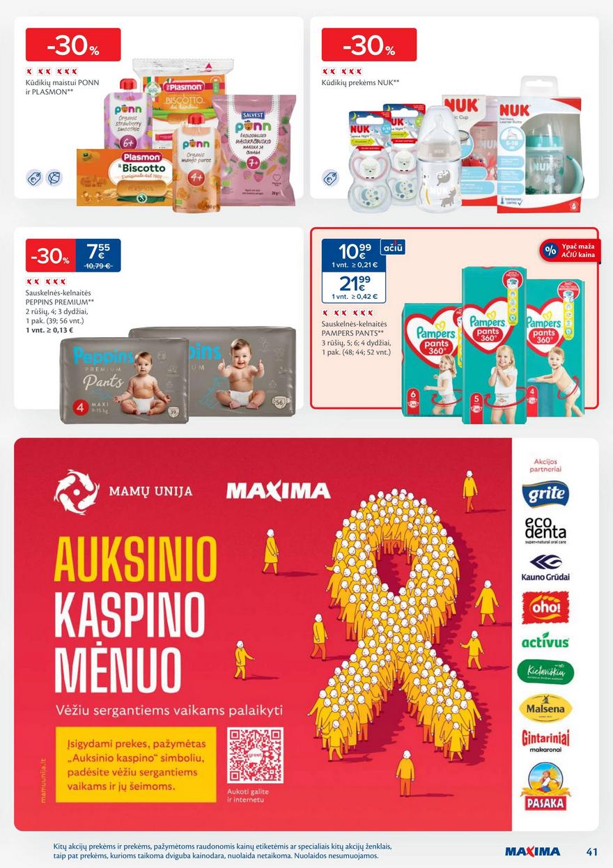 Maxima savaitinis leidinys akcijos nuo 
  2025-09-30 iki 
  2025-10-06 | Leidinukas.lt puslapis 41