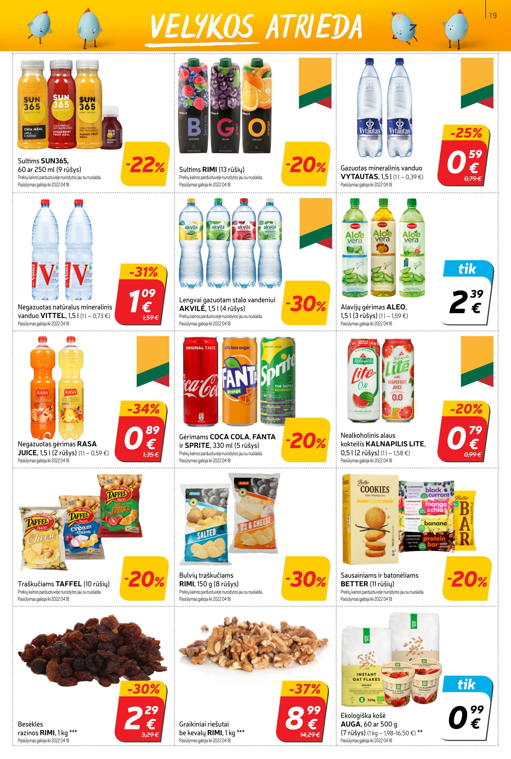 Rimi savaitinis leidinys akcijos nuo 
  2022-04-05 iki 
  2022-04-11 | Leidinukas.lt puslapis 19