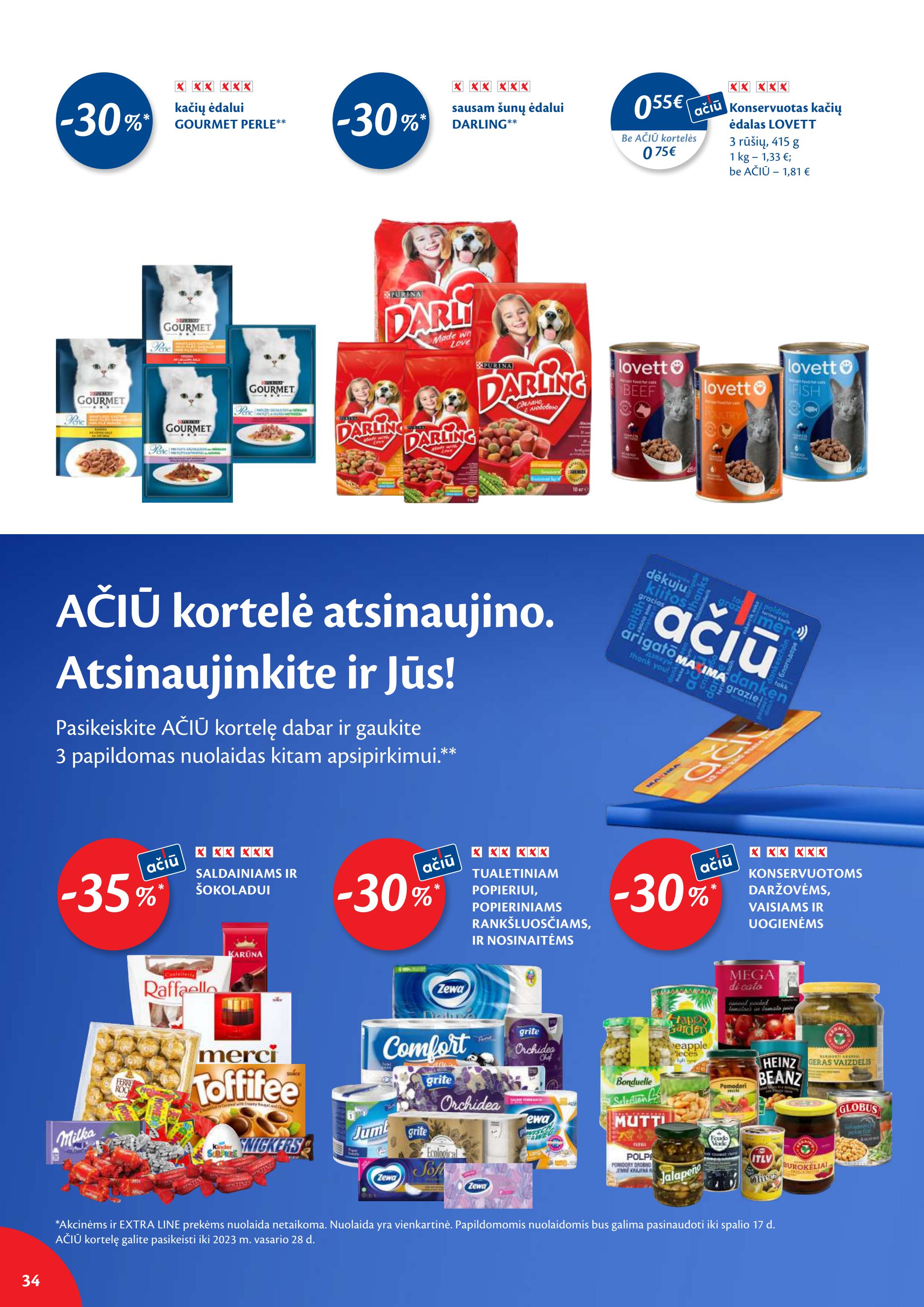 Maxima kaininis leidinys akcijos nuo 
  2022-10-04 iki 
  2022-10-10 | Leidinukas.lt puslapis 34