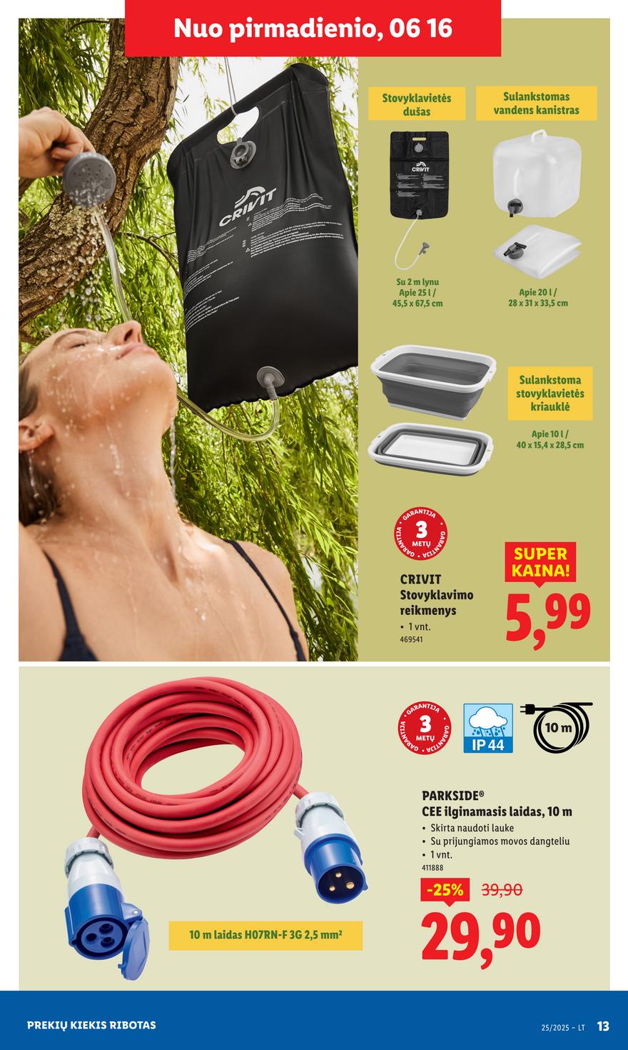 Lidl ne maisto leidinys akcijos nuo 
  2025-06-16 iki 
  2025-06-22 | Leidinukas.lt puslapis 13