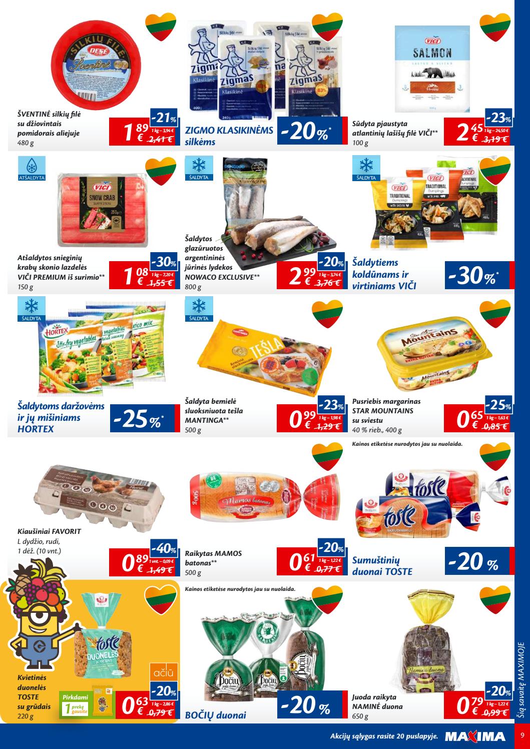 Maxima kaininis leidinys akcijos nuo 
  2019-09-24 iki 
  2019-09-30 | Leidinukas.lt puslapis 9