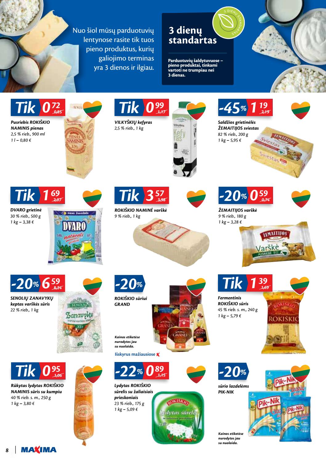 Maxima kaininis leidinys akcijos nuo 
  2020-08-11 iki 
  2020-08-17 | Leidinukas.lt puslapis 8