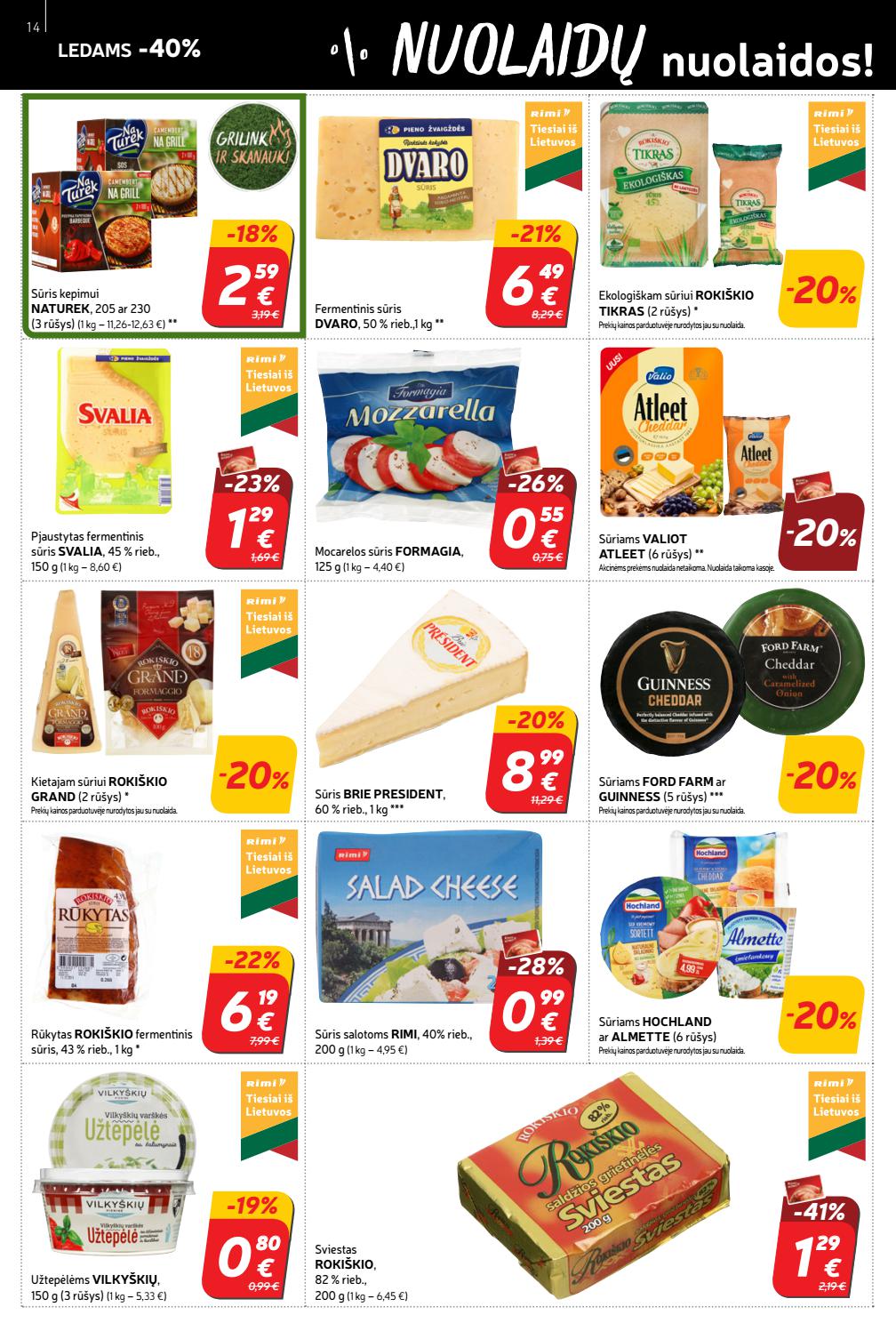 Rimi savaitinis leidinys akcijos nuo
2021-06-08 iki
2021-06-14 | Leidinukas.lt puslapis 14