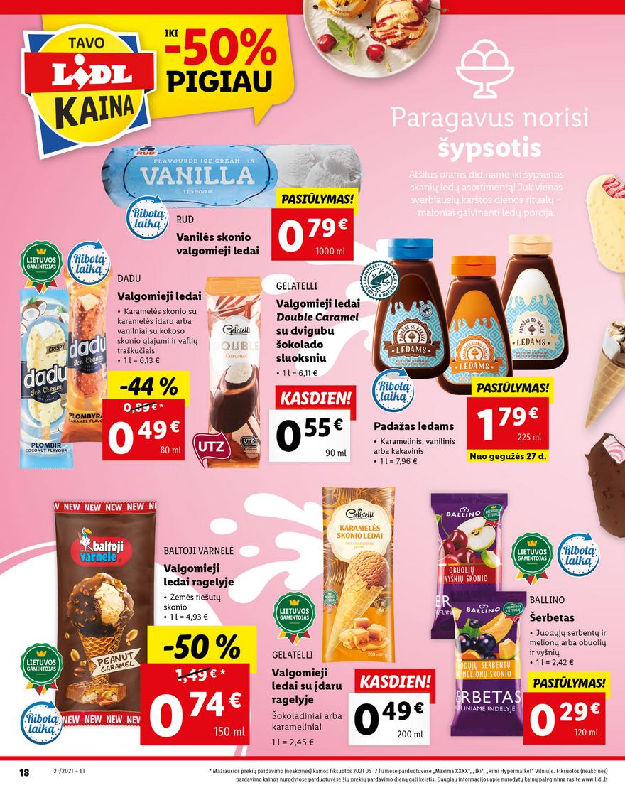 Ldil ne maisto prekių pasiūlymai akcijos nuo 
  2021-05-24 iki 
  2021-05-30 | Leidinukas.lt puslapis 18