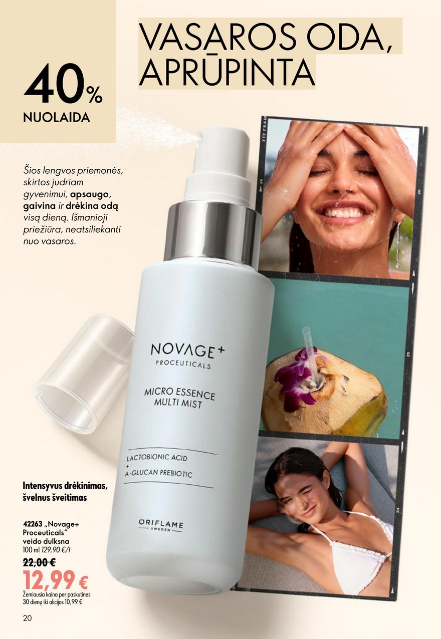 Oriflame katalogas akcijos nuo 
  2026-07-15 iki 
  2026-08-04 | Leidinukas.lt puslapis 20