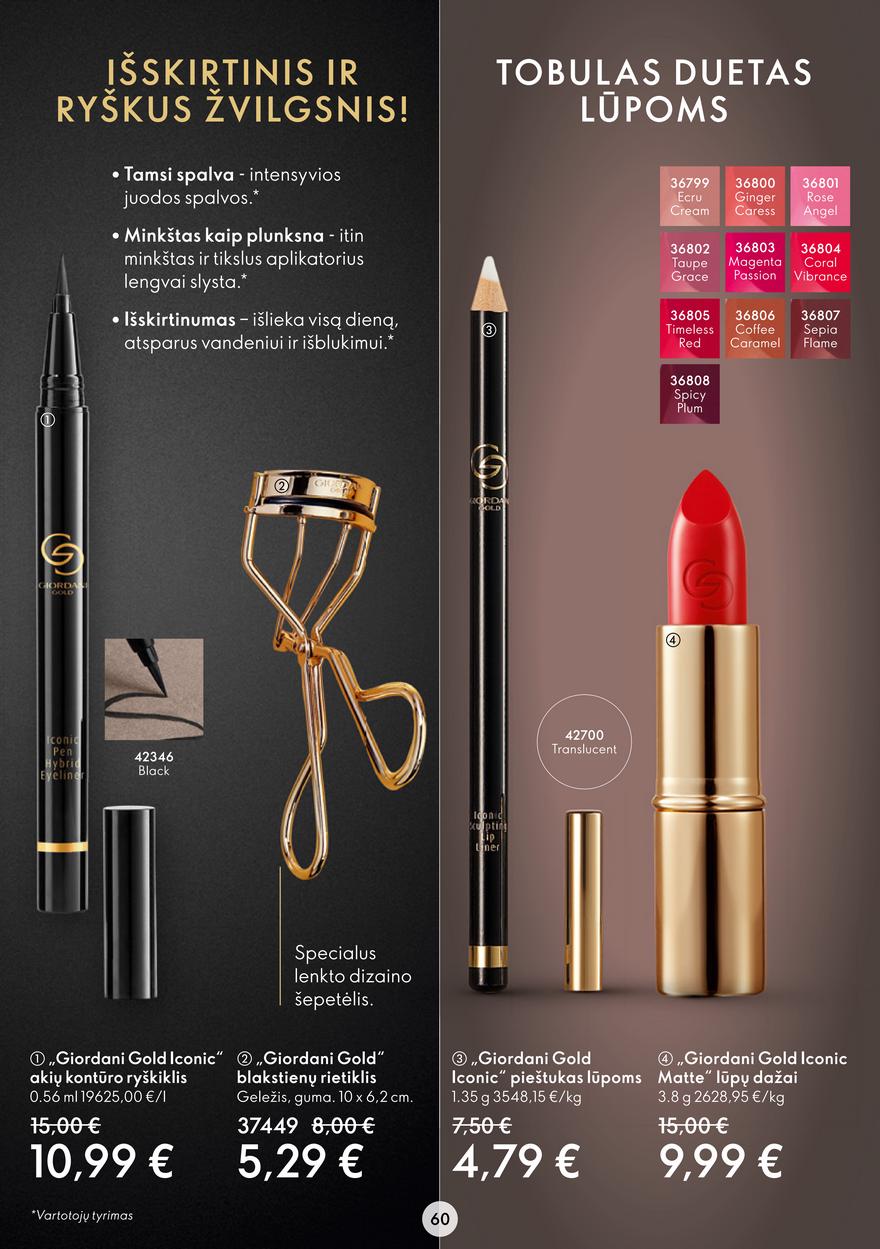 Oriflame katalogas akcijos nuo 
  2023-03-15 iki 
  2023-04-04 | Leidinukas.lt puslapis 60