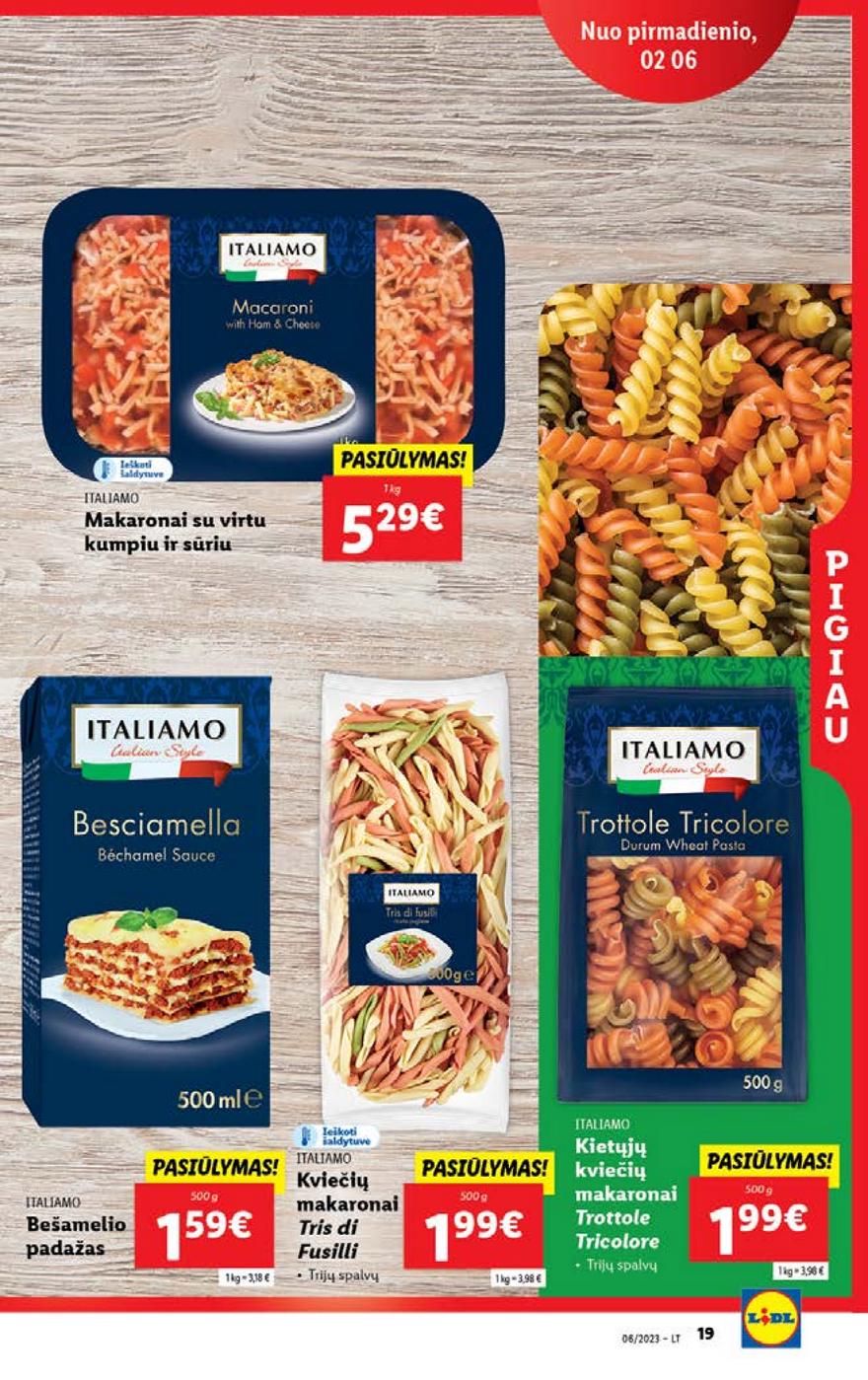 Lidl pasiūlymai akcijos nuo 
  2023-02-06 iki 
  2023-02-12 | Leidinukas.lt puslapis 19