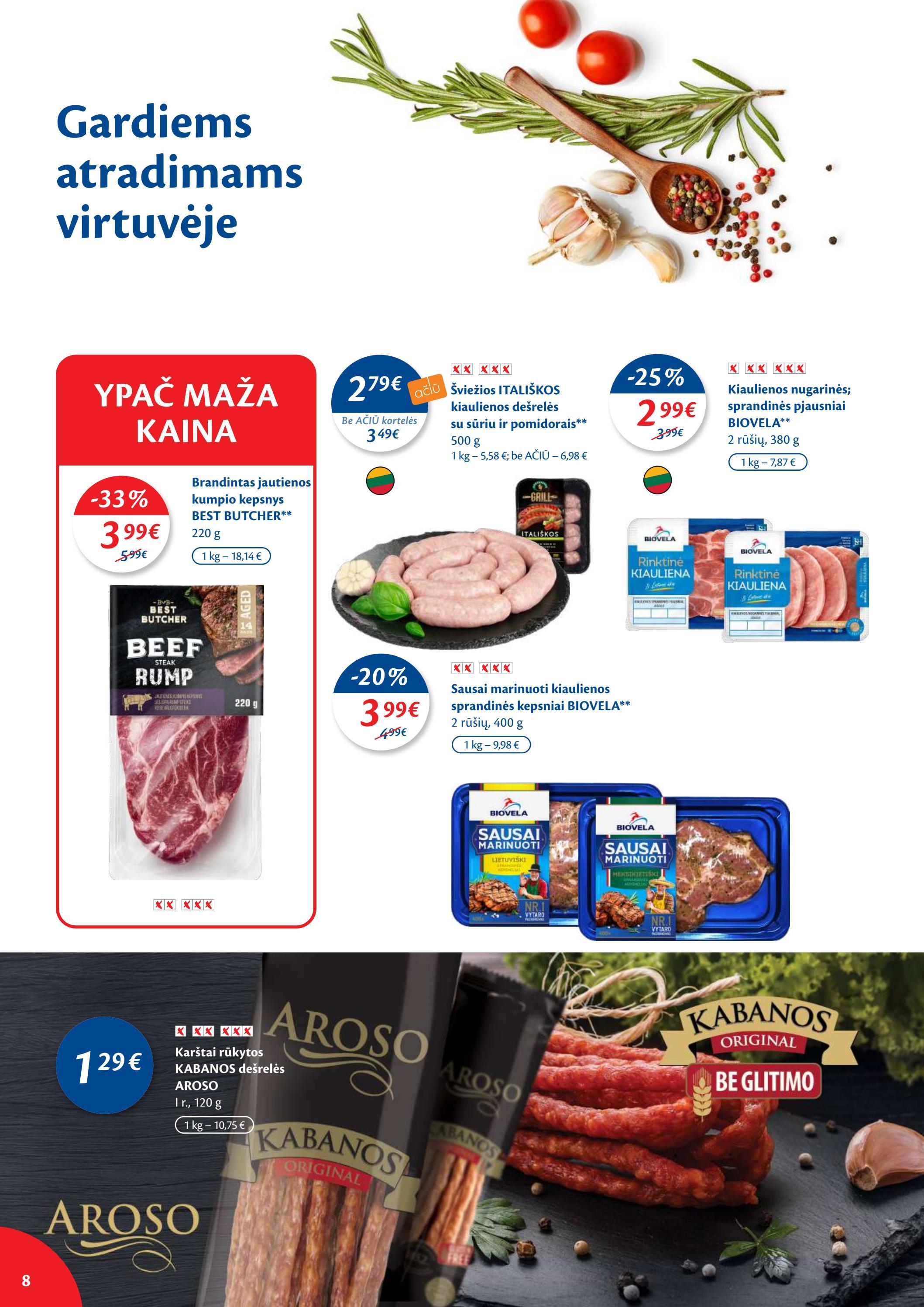 Maxima kaininis leidinys akcijos nuo 
  2022-07-26 iki 
  2022-08-01 | Leidinukas.lt puslapis 8